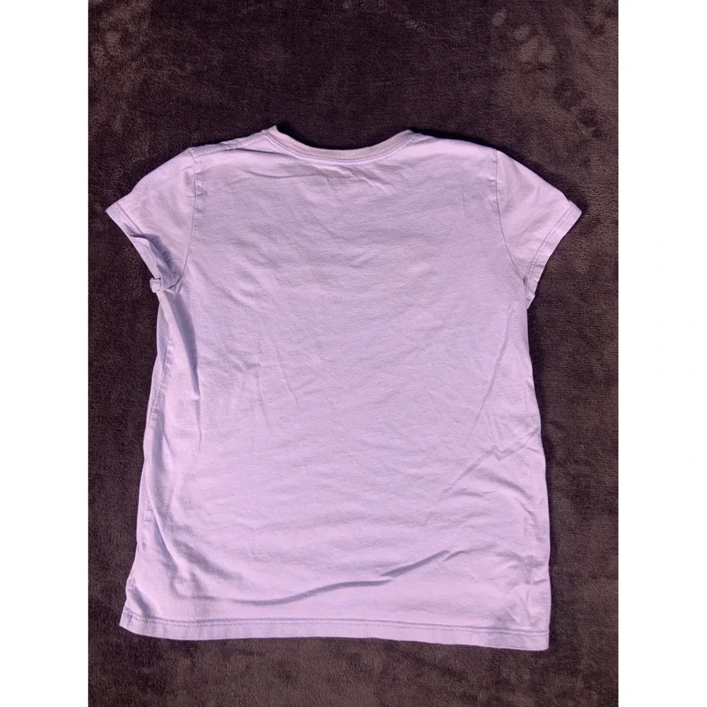 Polo Ralph Lauren Big Girls Script Graphic Tee T-Shirt L Blue